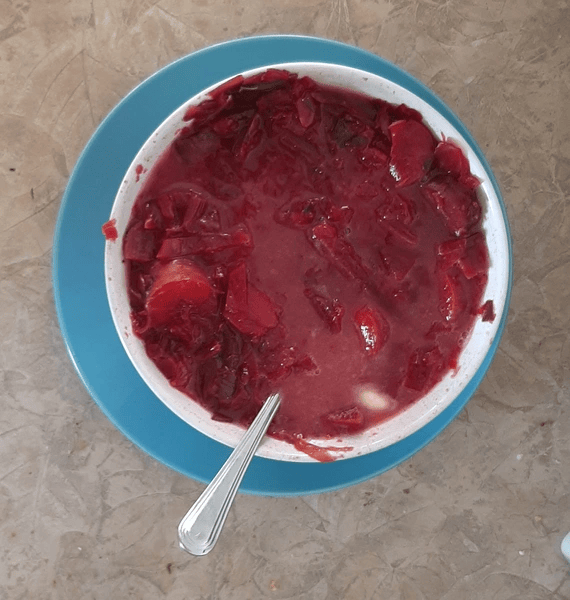 Authentic Ukrainian Red Beet Soup (Borscht)