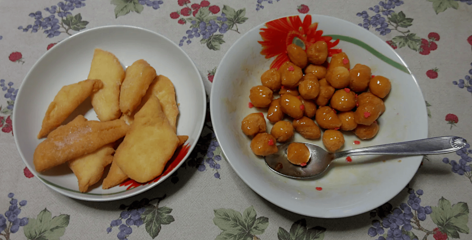 Traditional Italian Fried Castagnole Pastries