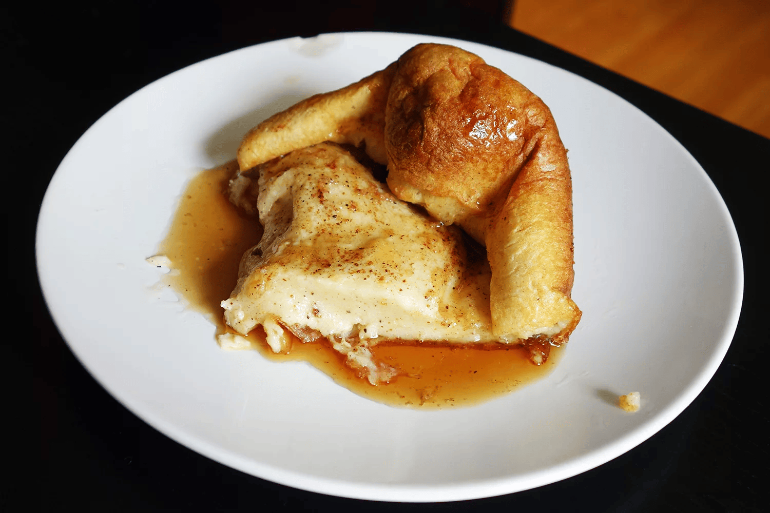 Traditional Finnish Oven-Baked Kropsua Pancake