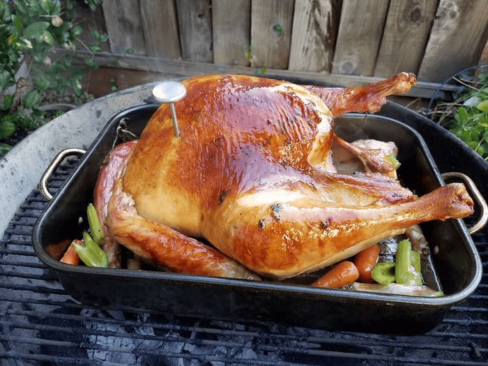 Charcoal Smoked Whole Turkey